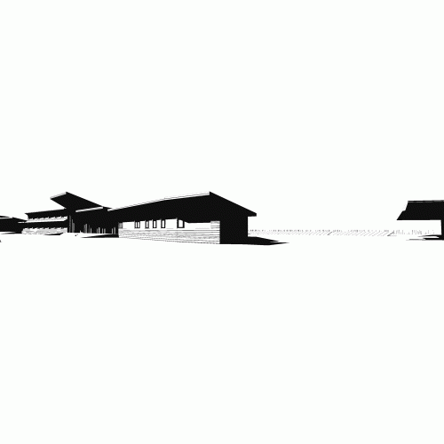 Opat Architects Rural Learning Centre Marlo Competition black and white render GIF sciography study