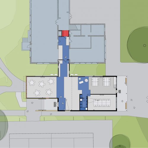 Opat Architects Camperdown School new middle school building. Plan.